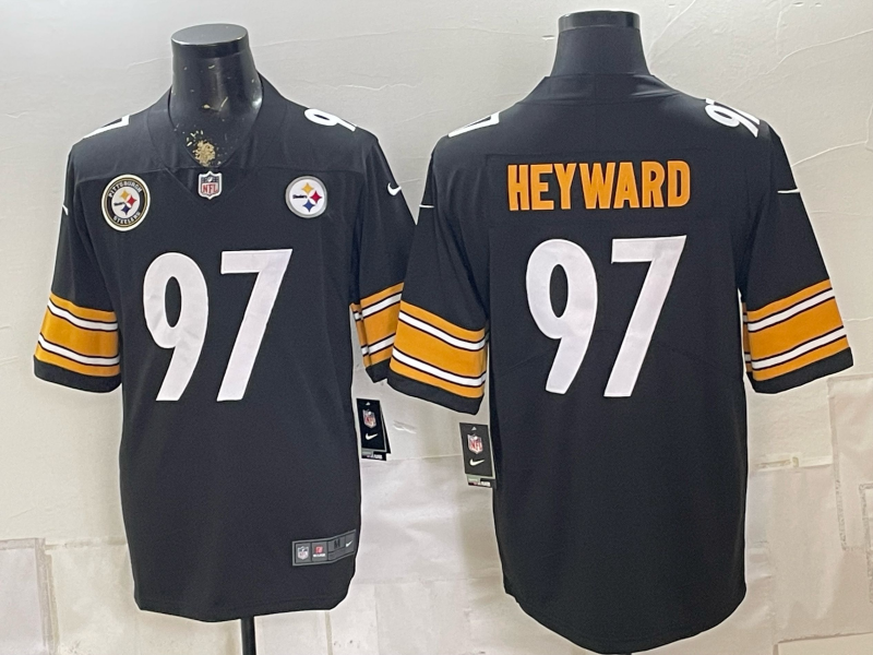 2026 Men Pittsburgh Steelers #97 Heyward Black Limited Nike NFL Jersey 0829004->pittsburgh steelers->NFL Jersey